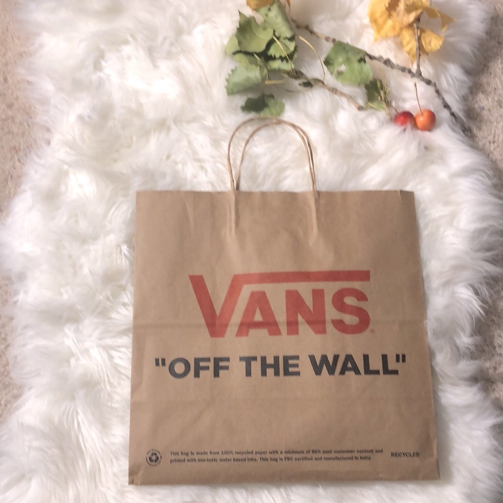 VANS Paper Shopping Bag